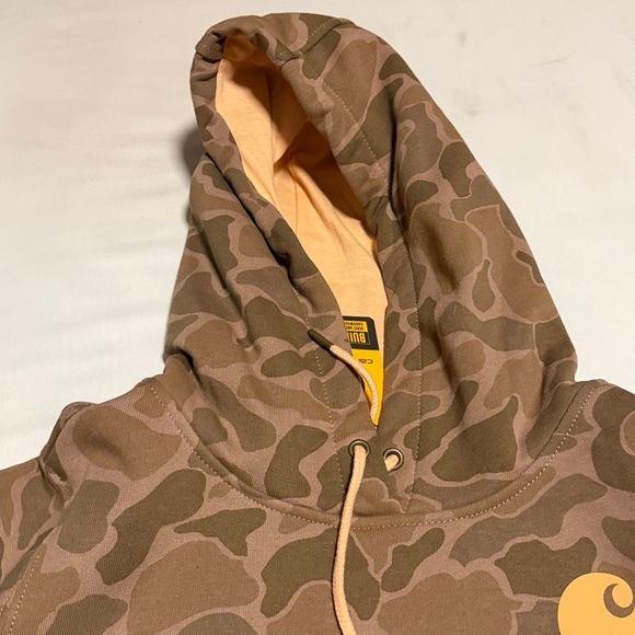 Carhartt Women's Camo Hoodie - Brown - Picture 7 of 8